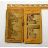 Antique STEREOSCOPE CARD Lot of 9 "EUROPEAN-AMERICAN" & "AMERICAN" Stereoviews