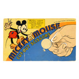 Vintage "MICKEY MOUSE CUT-OUT SCISSORS" Walt Disney, 1937 on ORIGINAL CARD-BACK!