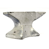 Vintage MINIATURE ANVIL 16 oz. Solid Steel OLD SILVER PAINT Jeweler WATCHMAKER +