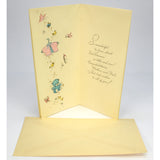 Vintage GREETING CARD Unused! CONGRATULATIONS...New Baby in Carriage #25BA7-81