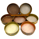 Vintage TESTING SIEVE Lot of 7 U.S.A. STANDARD SIEVES by NEWARK WIRE CLOTH CO.