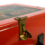 Vintage "SHUR-STOP KIT" 6 Glass FIRE GRENADES in Wall-Mounted METAL BOX! c.1933