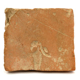 Ancient PRIMITIVE STORY TILE Carved OLD POTTERY PLAQUE Pre-Columbian/Near East?