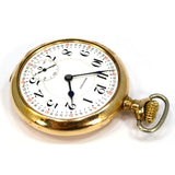 Antique E. HOWARD POCKET WATCH Series 10 w/ 21 JEWELS Open Face in ORIGINAL BOX!