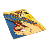 Vintage "MICKEY MOUSE CUT-OUT SCISSORS" Walt Disney, 1937 on ORIGINAL CARD-BACK!