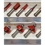 Complete! FREUD 'WOODWORKING ROUTER BIT SET' #91-100 w/ 13 Specialty Bits + BOX!