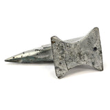 Vintage MINIATURE ANVIL 16 oz. Solid Steel OLD SILVER PAINT Jeweler WATCHMAKER +