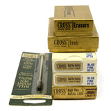 Lot of CROSS BALL-POINT PEN, PENCIL LEADS & ERASER REFILLS 8512 Blue, 8513 Black