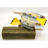 Vintage DONALD DUCK WHIRLIGIG Crude/Primitive FOLK ART WHIRLYBIRD Hand/Homemade