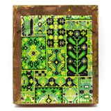 Antique ORIGINAL RISQUE ART "LUCAS" PAINTING Wallpaper Canvas TOPLESS-NUDE WOMAN