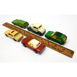 Vintage MATCHBOX SUPERFAST 1970s DIECAST CAR Lot of 5 Cars MERCEDES Ford VW GOLF