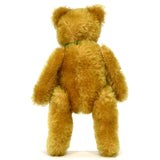 Vintage MOHAIR TEDDY BEAR 7" w/ Green Ribbon Bow NO ID'S 5-Way Jointed! STEIFF?
