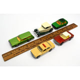 Vintage MATCHBOX SUPERFAST 1970s DIECAST CAR Lot of 5 Cars MERCEDES Ford VW GOLF
