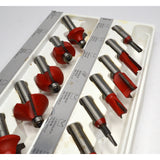 Complete! FREUD 'WOODWORKING ROUTER BIT SET' #91-100 w/ 13 Specialty Bits + BOX!