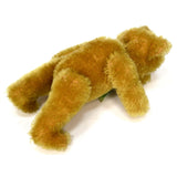 Vintage MOHAIR TEDDY BEAR 7" w/ Green Ribbon Bow NO ID'S 5-Way Jointed! STEIFF?