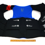 Brand New! HYPERLITE LIFE VEST Men's PFD JACKET Black/Blue LARGE 40-44" Neoprene