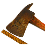 Vintage COLLINS LEGITIMUS FIRE AXE Rare SEAGRAVE PATTERN Cracked ORIGINAL HANDLE