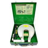 Briefly Used GREENLEE 1731-H-767 One-Shot HYDRAULIC KNOCKOUT DRIVER SET in Case!