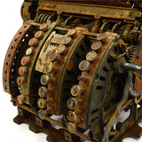 Antique CASH REGISTER *For Parts/Display* SAVED FROM SCRAPYARD! Steampunk GEARS!