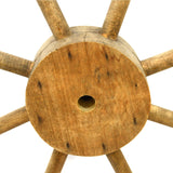 AAFA/Vintage? TREEN-TOP CANDLE DRYING RACK 32" dia. 8-Spoke DRIPPER STAND Herbs