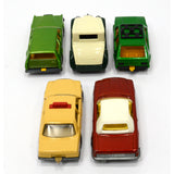 Vintage MATCHBOX SUPERFAST 1970s DIECAST CAR Lot of 5 Cars MERCEDES Ford VW GOLF