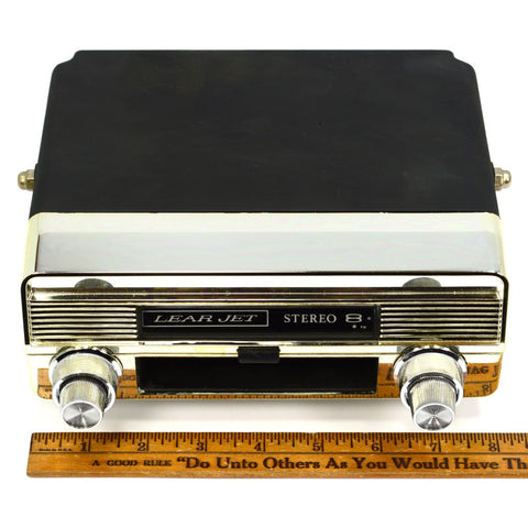 NOS Vintage LEAR JET STEREO 8-TRACK PLAYER No. AS-830-H Car Audio IN-DASH In Box