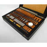 Vintage HELIOS *Partial* PRECISION GAGE SET No. 11736 Germany in BLACK WOOD BOX