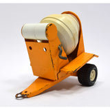Vintage MINI TONKA TRUCK CEMENT MIXER TRAILER Orange-Yellow c.1970 PRESSED STEEL