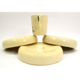 Antique WELLER POTTERY "ZONA" DUCK Lot of 4 BOWLS & CUP Child/Baby Dishes c.1920