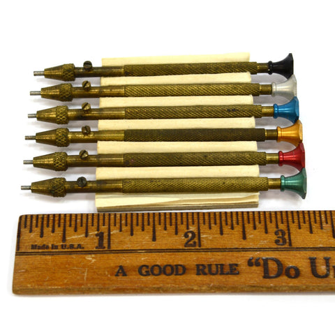 Vintage K&D No. 33-525 BALANCE SCREW CUTTERS Set of 6 in Box KENDRICK & DAVIS CO