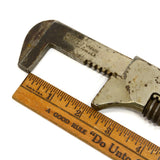 Antique WAKEFIELD NO. 7 NUT / MONKEY WRENCH 5.75" Nickel-Plated? UNLISTED! Rare!