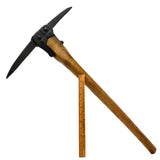 Antique UNBRANDED MINER'S PICK AXE Unusual EYELESS/STRAPPED HEAD Restored RARE!