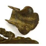 VTG/Antique BRASS/BRONZE/ORMOLU HARDWARE LOT Mixed Salvaged LAMP/CHEST/ETC PARTS