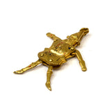 Antique FAIRYTALE 'COURT JESTER / FOOL' CHARM for Bracelet ARTICULATED Gold-Gilt