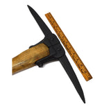 Antique UNBRANDED MINER'S PICK AXE Unusual EYELESS/STRAPPED HEAD Restored RARE!