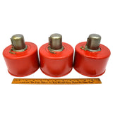 Vintage ANTHES "TRUKFLAR" SMUDGE POT SET of 3 ROAD FLARES Wall Mount Box UNUSED!