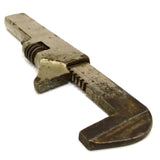 Antique WAKEFIELD NO. 7 NUT / MONKEY WRENCH 5.75" Nickel-Plated? UNLISTED! Rare!