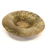 Ancient TERRACOTTA POTTERY VESSEL LID (Only) Heavy Iridescence! PRE-COLUMBIAN?