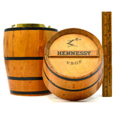 Vintage HENNESSY PROMO ADVERTISING St. Bernard MINI 10" OAK BARREL Wood KEG Cask