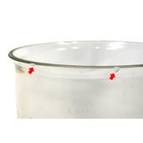 Vintage FOLK ART AQUARIUM or PUNCH BOWL? Homemade 3-GAL PYREX + COPPER BASE Odd!