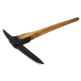 Antique UNBRANDED MINER'S PICK AXE Unusual EYELESS/STRAPPED HEAD Restored RARE!