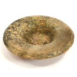 Ancient TERRACOTTA POTTERY VESSEL LID (Only) Heavy Iridescence! PRE-COLUMBIAN?