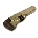 Antique WAKEFIELD NO. 7 NUT / MONKEY WRENCH 5.75" Nickel-Plated? UNLISTED! Rare!