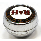 Vintage "R&H" RUBSAM & HORRMANN BREWING CO BEER TAP Chrome BALL KNOB c.1946 RARE