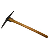 Antique UNBRANDED MINER'S PICK AXE Unusual EYELESS/STRAPPED HEAD Restored RARE!