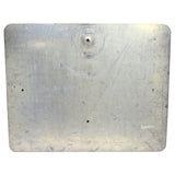 Vintage "ROAD CLOSED AHEAD" CONSTRUCTION SIGN Black on White 24x30" SICK PATINA!