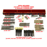 Vintage STANLEY "YANKEE" ACCESSORIES Drill Bit STOCK BOX #4130 Spiral/Push Bits