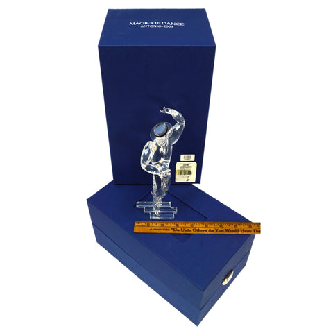 2003 SWAROVSKI CRYSTAL "ANTONIO" FIGURINE +Stand "MAGIC OF DANCE" #606441 in Box