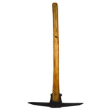 Antique UNBRANDED MINER'S PICK AXE Unusual EYELESS/STRAPPED HEAD Restored RARE!