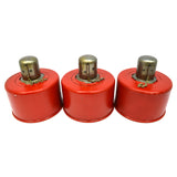 Vintage ANTHES "TRUKFLAR" SMUDGE POT SET of 3 ROAD FLARES Wall Mount Box UNUSED!